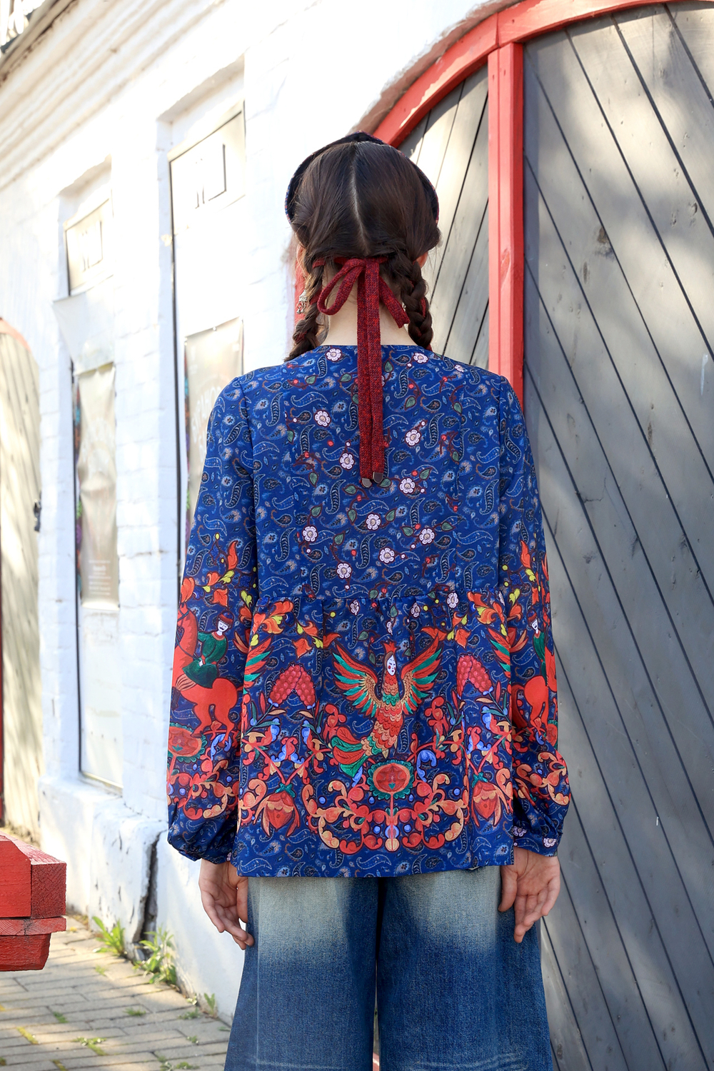 Blouse "Cloudberry. Maslenitsa"