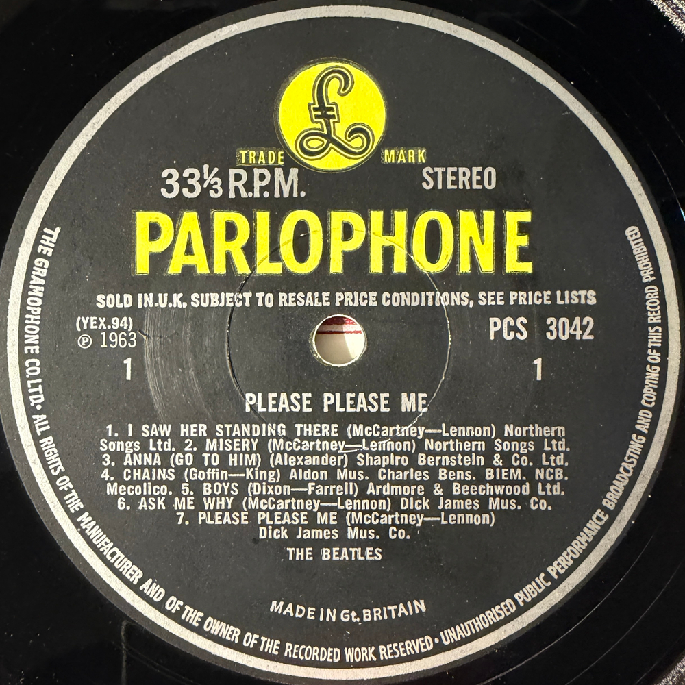 The Beatles – Please Please Me (Англия 1965г.) Т