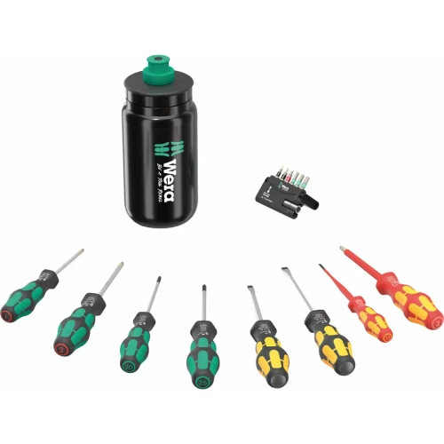 Набор отвёрток 9540 Kraftform XL Bottle Set WERA 05100028001