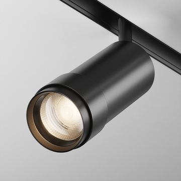 Магнитный трековый светодиодный светильник 12W 3000К TR211-1-12W3K-Z-B чёрный Focus Zoom Exility Maytoni