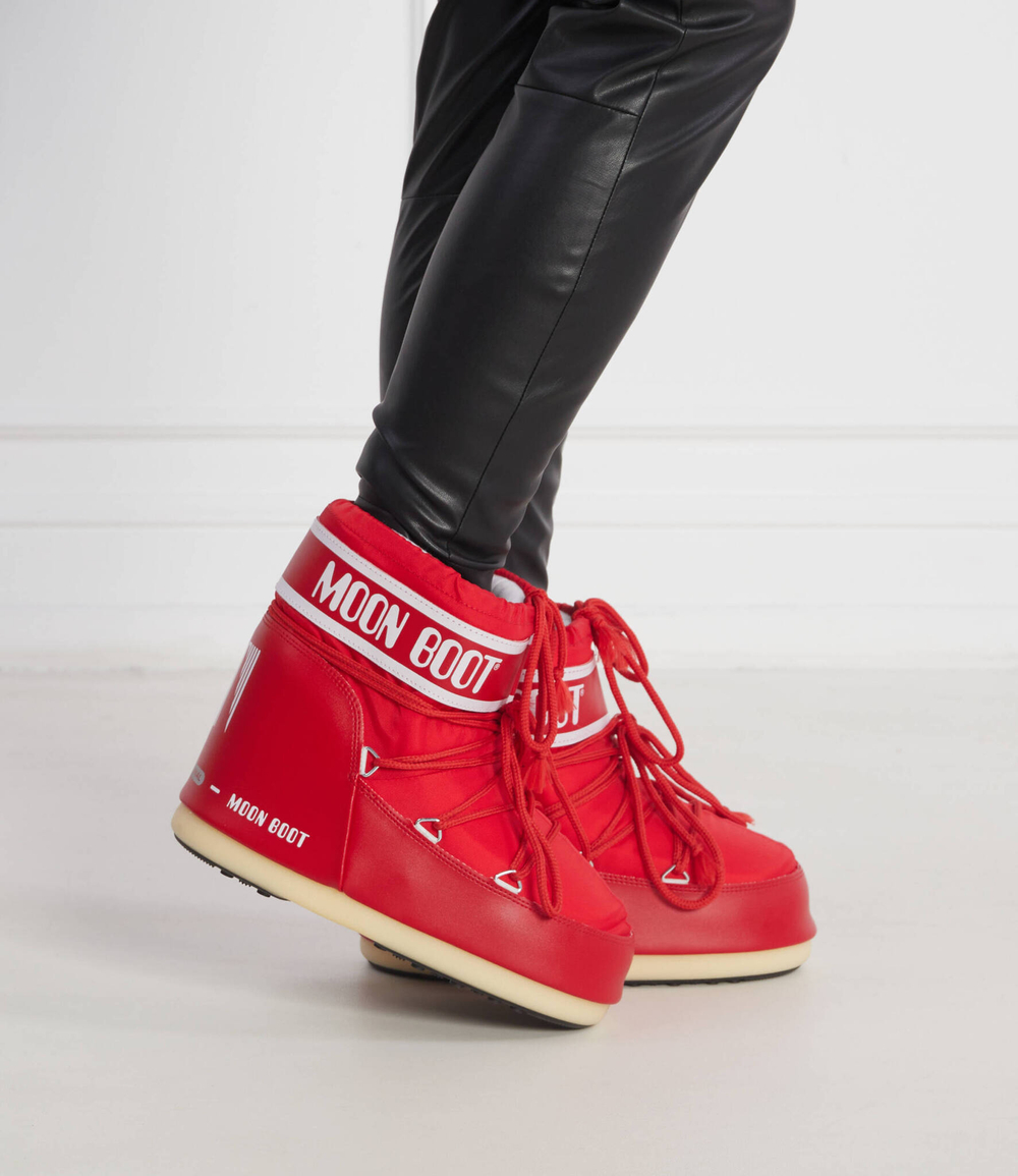Утепленное угги MOON BOOT CLASSIC LOW 2 Moon Boot - красный(14093400)