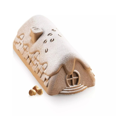 Форма силиконовая Winter cottage 1100мл (Зимний домик), Silikomart, Италия