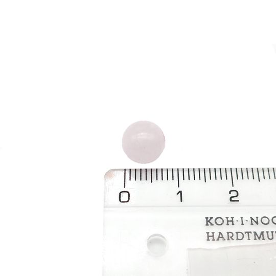 Бусина из кварца розового (7-8 мм) арт. 6528