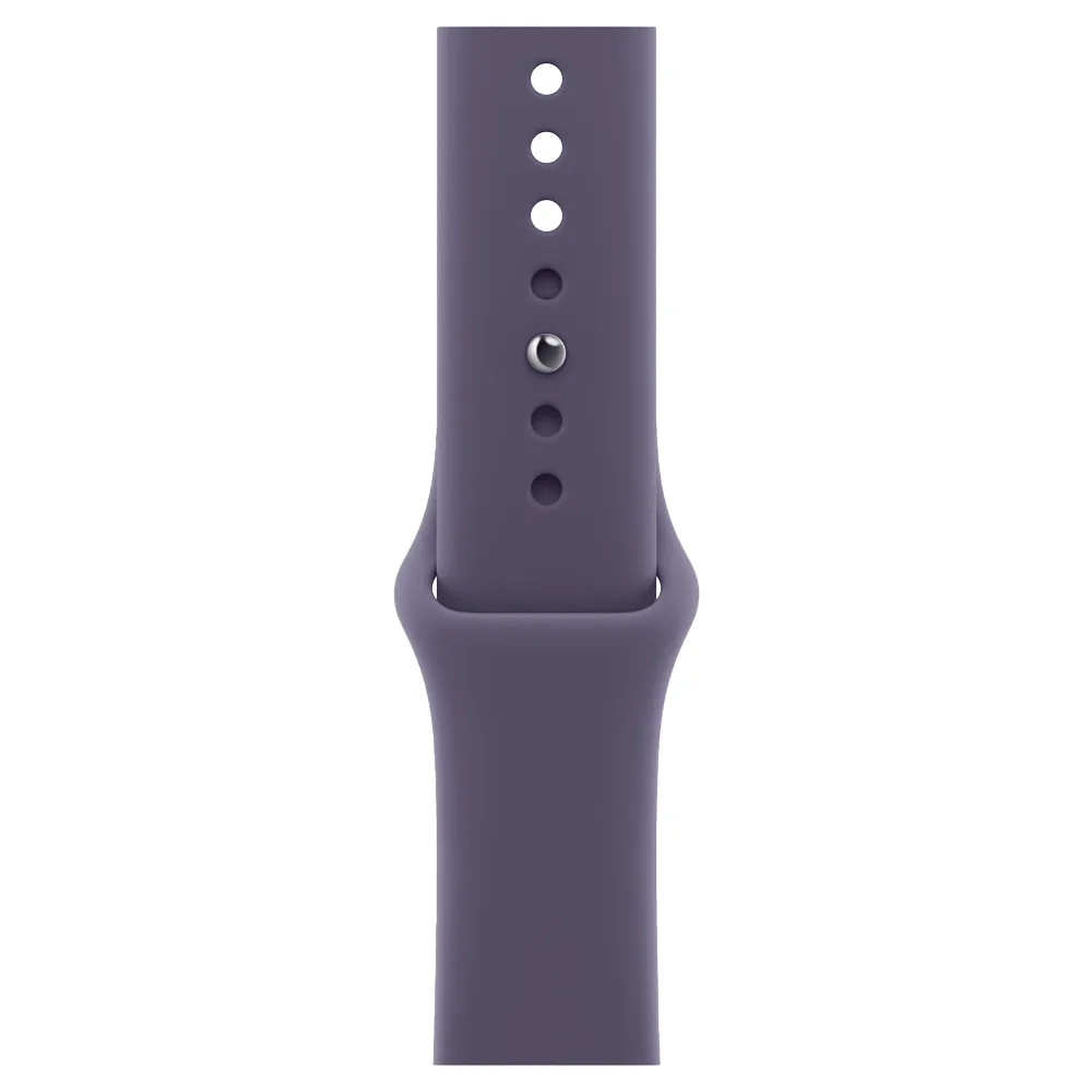 Умные часы Apple Watch Series 11 GPS, 46mm, Silver Aluminium Case with Purple Fog Sport Band, M/L