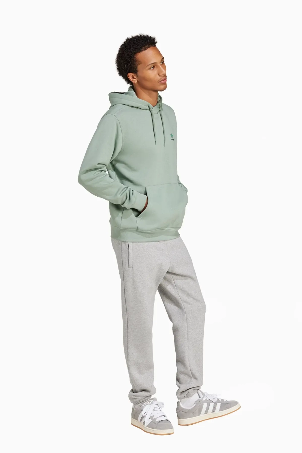 Кофта adidas Trefoil Essentials - зеленый
