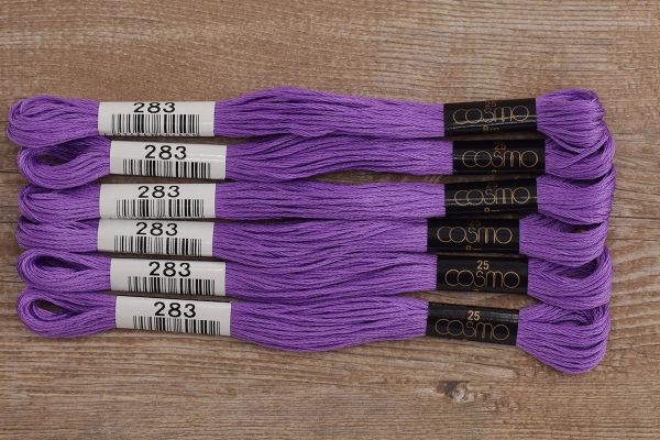 Мулине Lecien Cosmo, цв. 0283 / 6 мот. по 8 метров, в 6 сложений