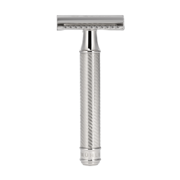 Т-образная бритва MUEHLE TRADITIONAL, R 89 юбилейная, сталь, closed comb