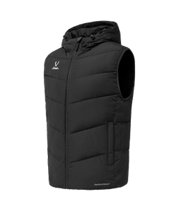 Жилет утепленный c капюшоном JÖGEL ESSENTIAL PerFormPROOF Padded Hooded Vest, черный