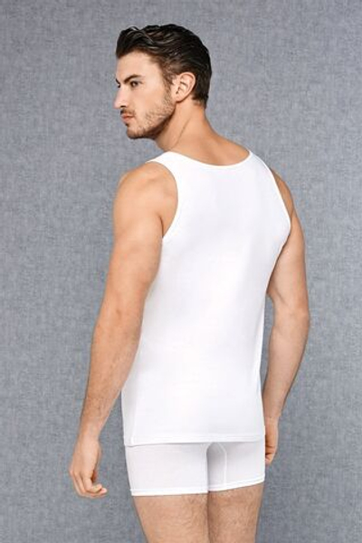 Набор из 2 мужских маек Doreanse Cotton Stretch (Размер: L) (Цвет: белый)