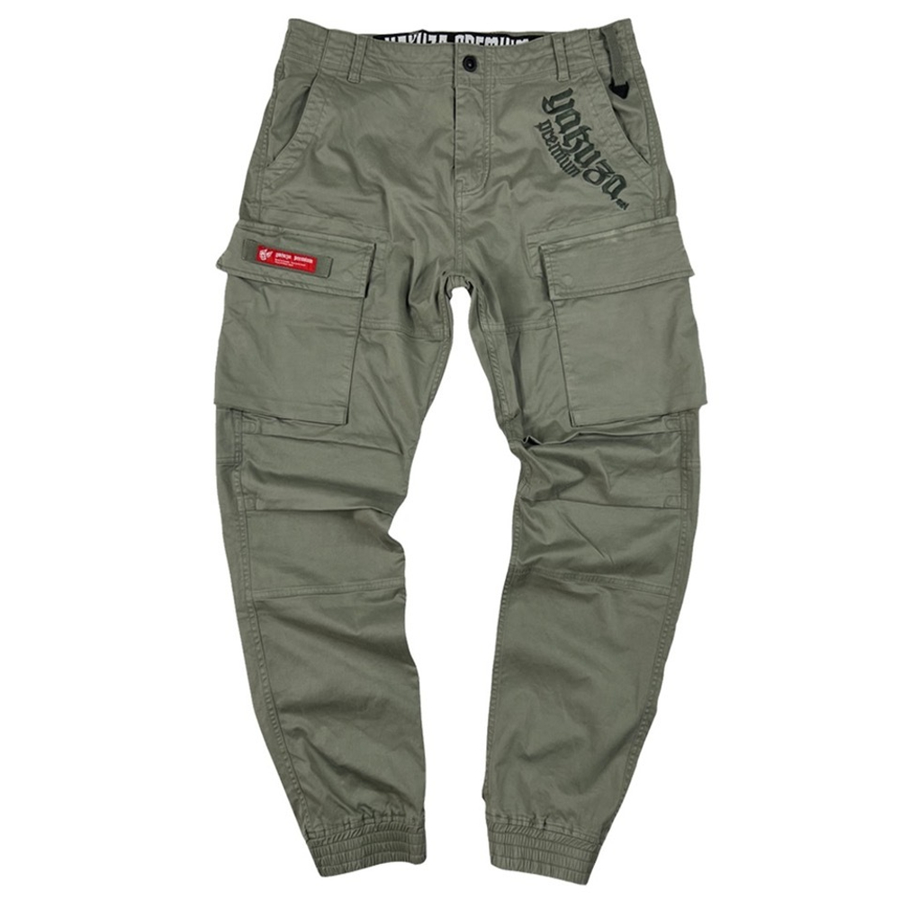 Карго штаны оливковые Yakuza Premium 3854