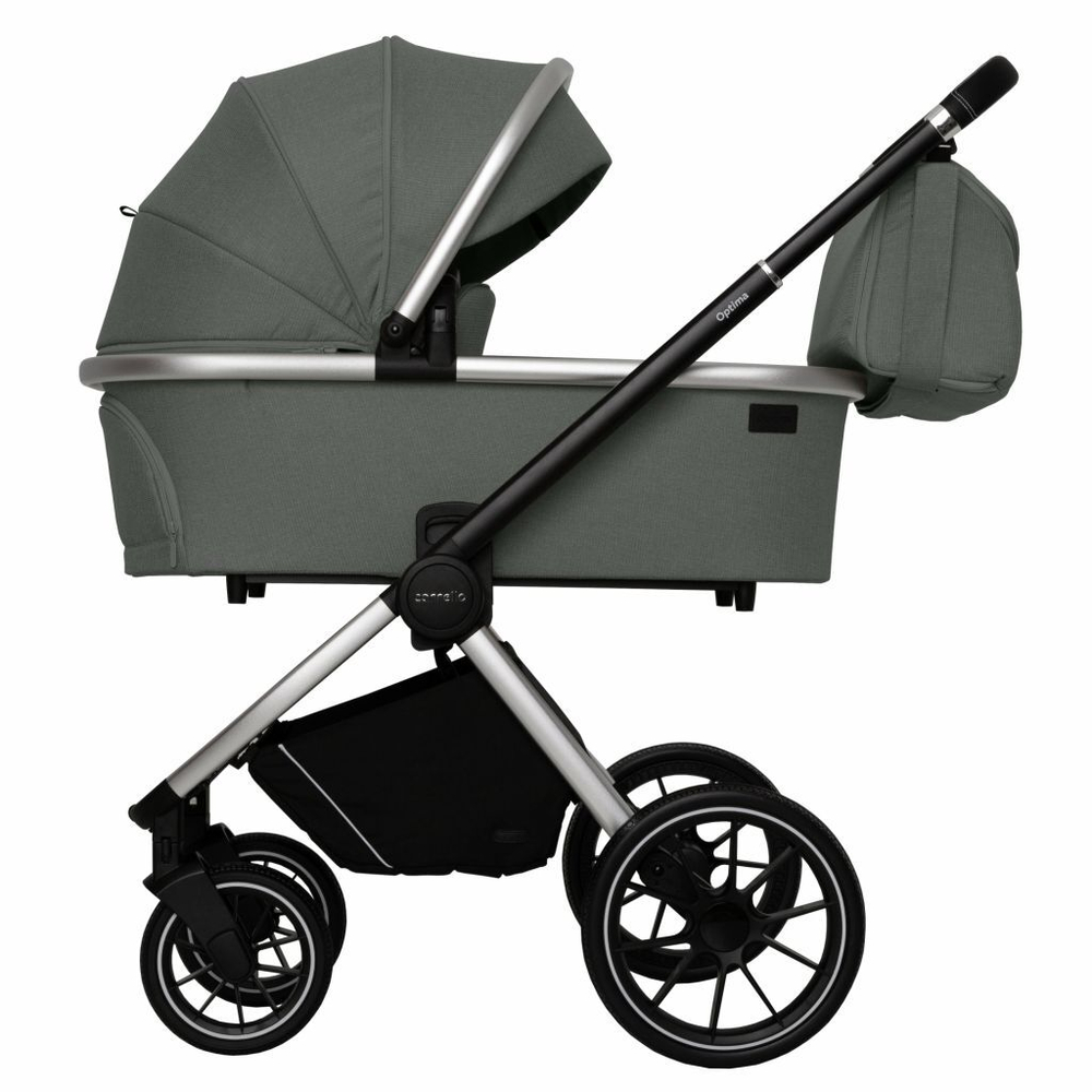 Коляска 3 В 1  Carrello Optima CRL-6504 Nordic Green с окошком