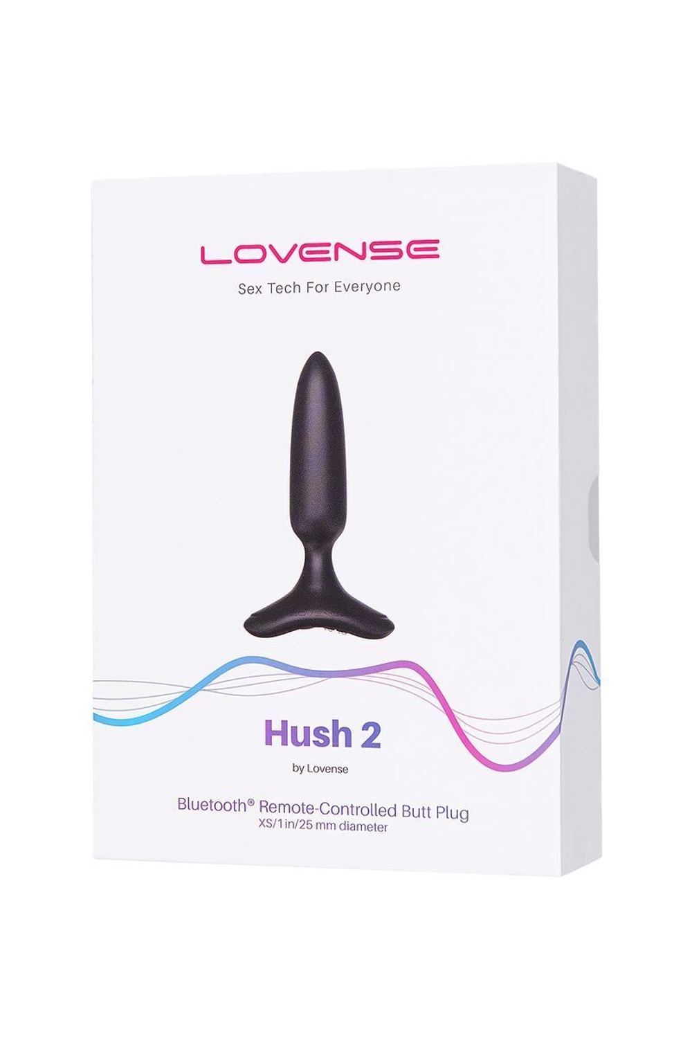 Черная анальная втулка Hush 2 (XS) - 12,1 см. (Цвет: черный)