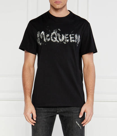 Футболка Alexander McQueen - черный(794578 QTABO)