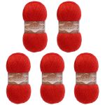 Пряжа Alize (Ализе) Angora Gold Simli / уп.5 мот. по 100 г, 500м, 106 красный A