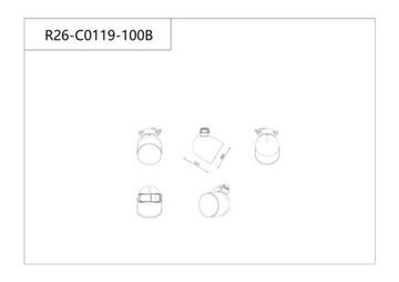 Трековый светодиодный светильник 10W 4000К 2486/06 SP-10 чёрный Decorato Divinare