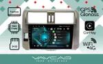Магнитола для Toyota Land Cruiser Prado 150 2009-2013 (рамка бронза)- Vaycar VA77-0065 на Android 13, 4G SIM-слот