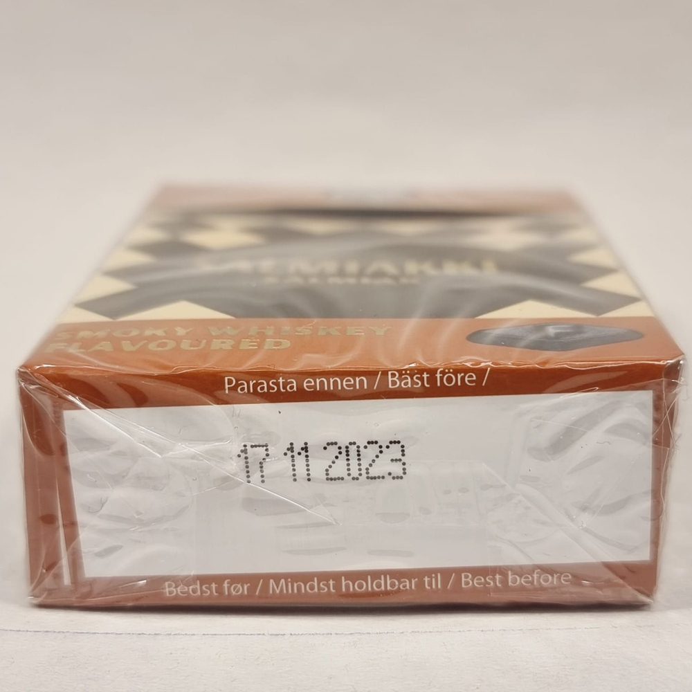 Конфеты Fazer Salmiakki "Smoky whiskey flavoured" с лакрицей 70 г (из Финляндии)
