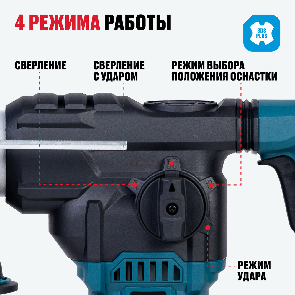 Перфоратор ALTECO RH 1700-32 SDS-Plus
