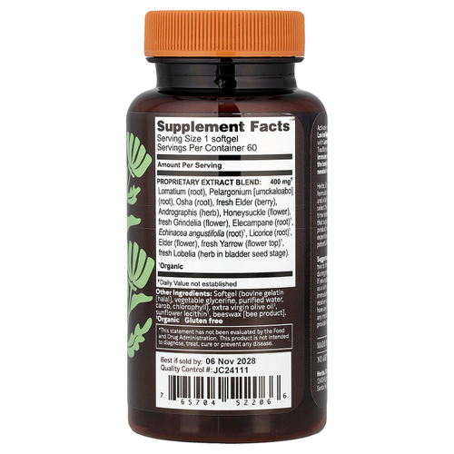 Herbs Etc., Loviral ™, 60 мягких таблеток