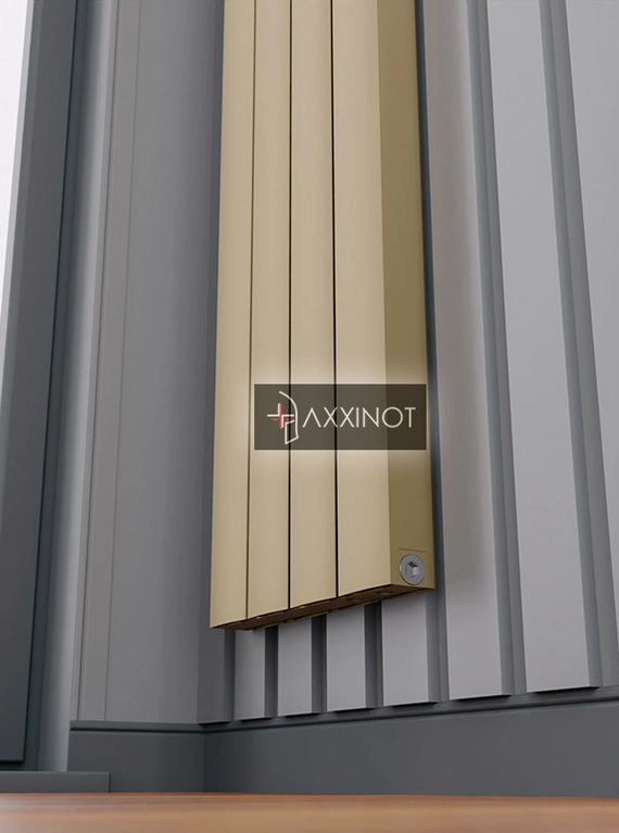 Axxinot Barkas V 1800 - вертикальный алюминиевый радиатор высотой 1830 мм
