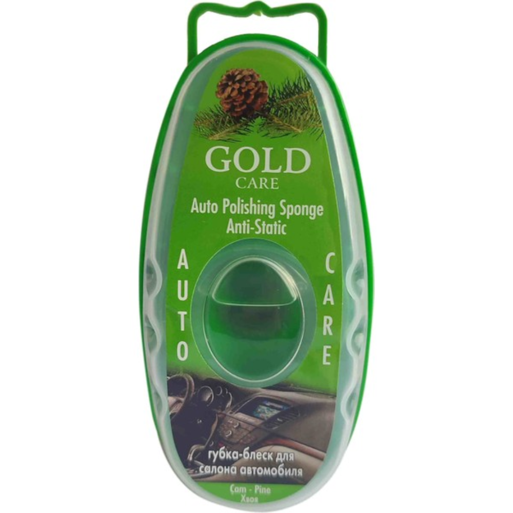 Губка для салона автомобиля Gold Care блеск