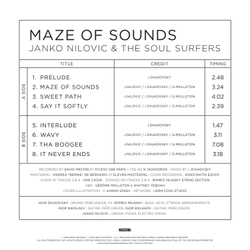 LP: Janko Nilovic & The Soul Surfers – «Maze Of Sounds» (2020/2026) [Limited Ultra Clear Vinyl]