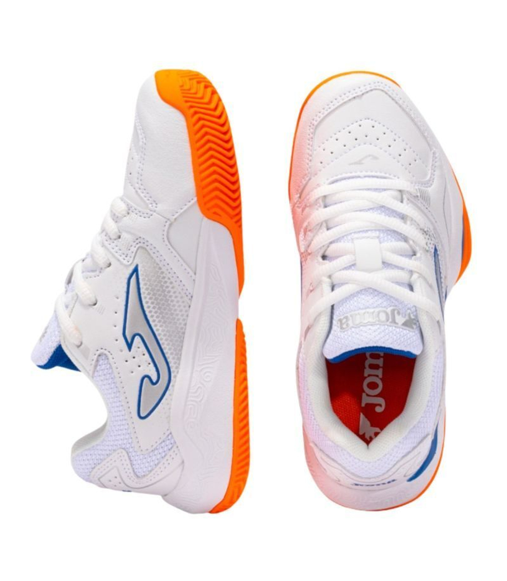 Детские Кроссовки теннисные  Joma Master 1000 Junior 2502 Clay - white