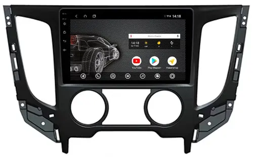 Магнитола для Mitsubishi L200 2015-2024+ (кондиционер), FIAT Fullback - AK384R9-MTK Android 10