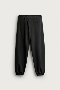 ZARA БАЗОВЫЕ СПОРТИВНЫЕ БРЮКИ, ЧЕРНЫЙ