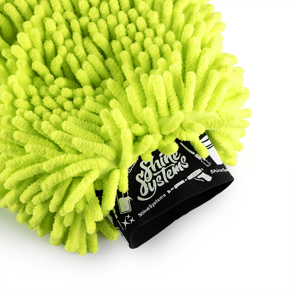 Shine Systems Chenille Wash Mitt - шенилловая рукавица для мойки кузова