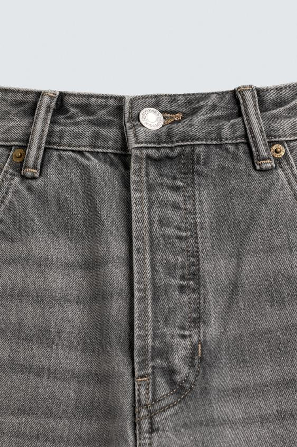 ZARA ДЖИНСЫ REGULAR FIT, СЕРЫЙ