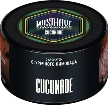 Табак для кальяна Must Have Undercoal 25г Cucunade (Огуречный лимонад)