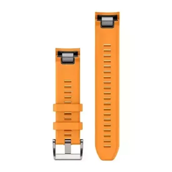 Ремешок Garmin MARQ QuickFit 22 мм (силиконовый) Orange 010-13225-04