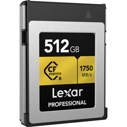 Карта памяти Lexar Professional Gold CFexpress Type B 512GB, R/W 1750/1500 МБ/с