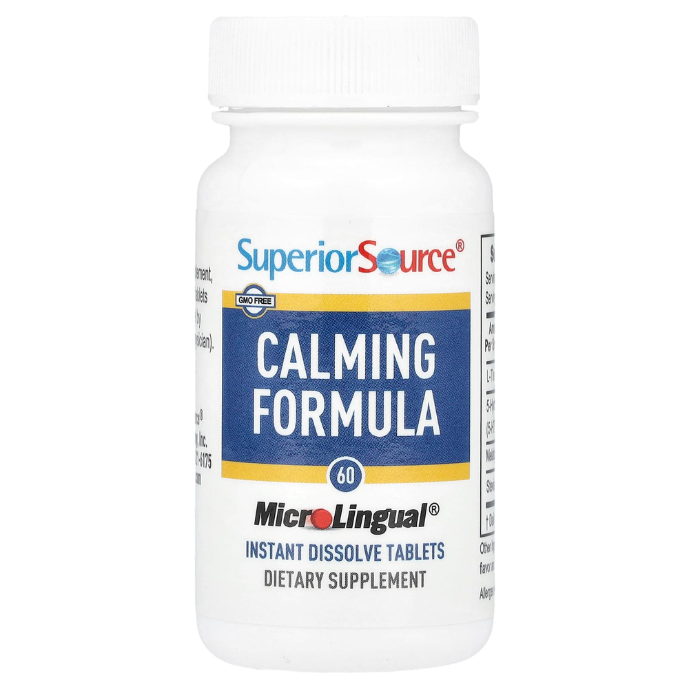 Superior Source, успокаивающая формула, 60 быстрорастворимых таблеток MicroLingual