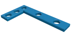 Угол плоский горизонтальный PLUS 275×150