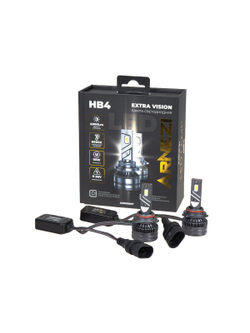 Лампа светодиодная 12/24V HB4 65W 4900lm P22d 6000K ARNEZI Extra Vision LED 2 шт. DUOBOX IP68 A2000007