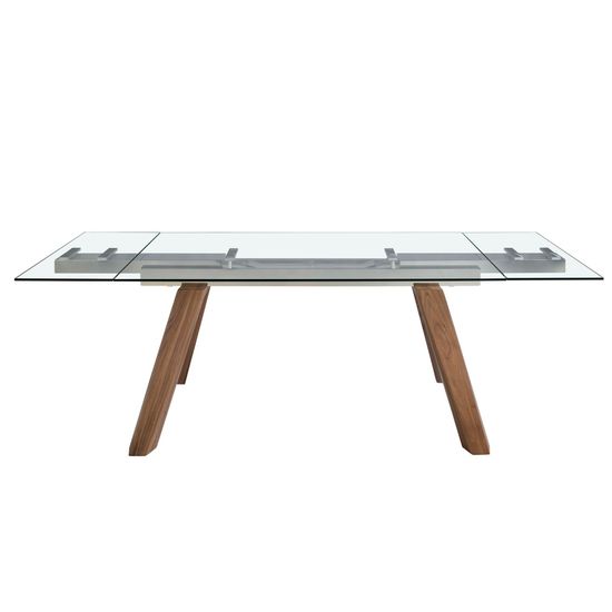 Раздвижной обеденный стол 1123/MC21034DT из закаленного стекла 160/200/240 х 90 Испания