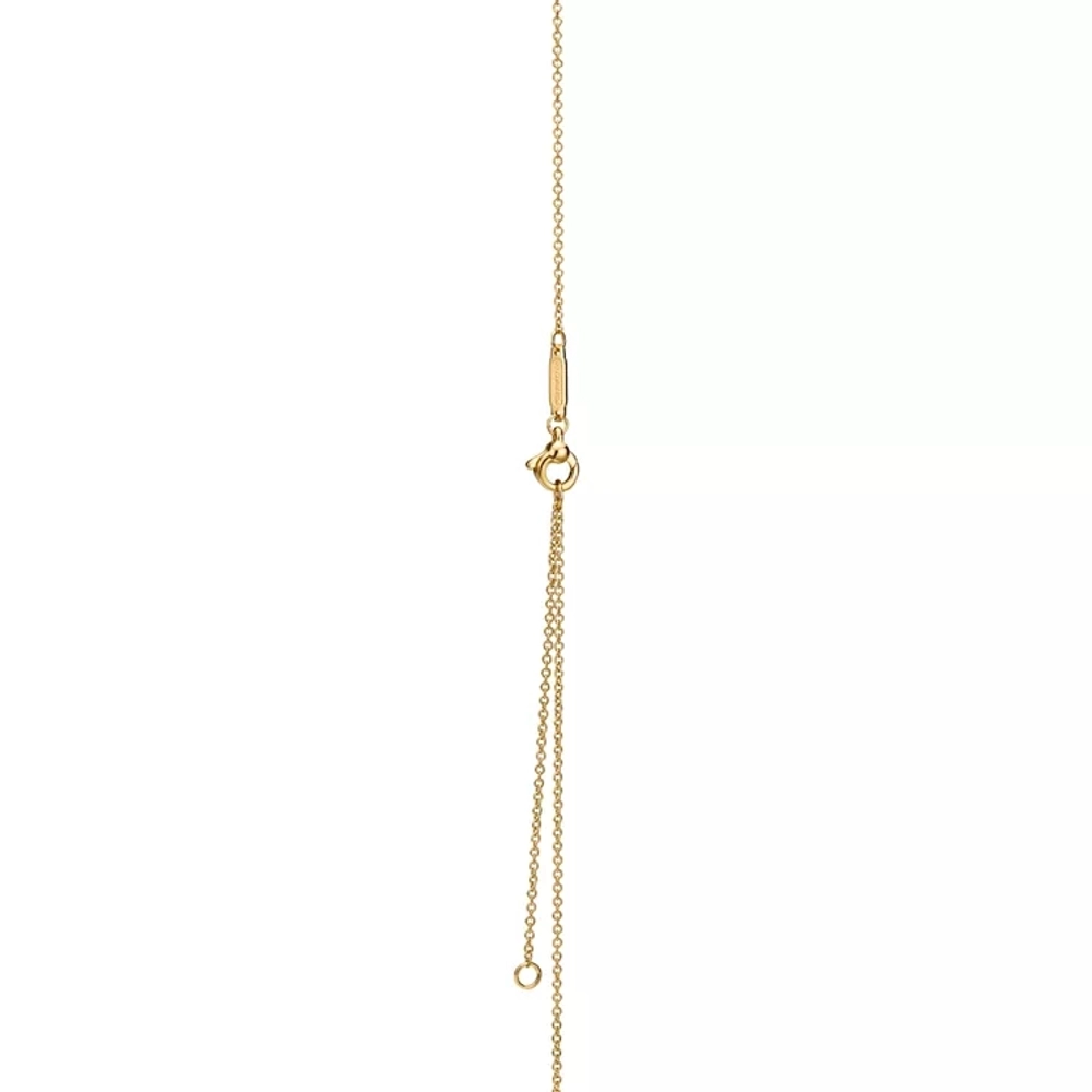 Подвеска из жёлтого золота 18k с красной эмалью, Tiffany ⚜️ Love return T&Co.