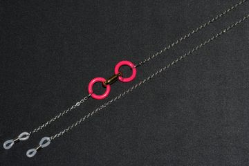 Цепочка FUTUROPTICS серая с красным D036-2 , 1шт