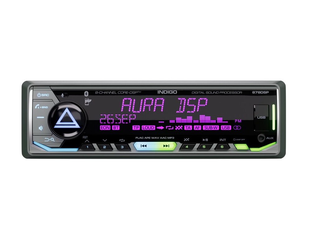 Автомагнитола Aura INDIGO-878DSP