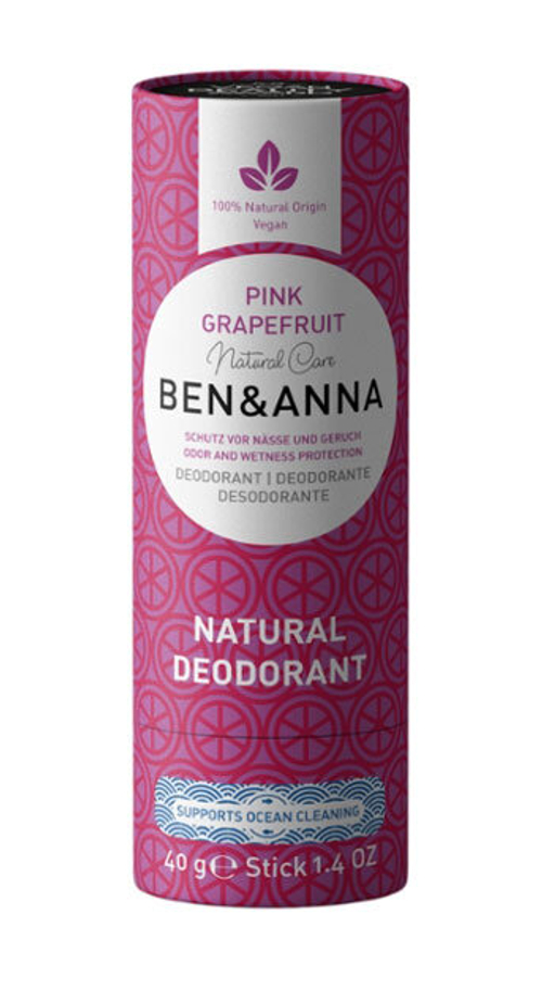 Дезодорант-стик PINK GRAPEFRUIT Ben & Anna, 40 гр