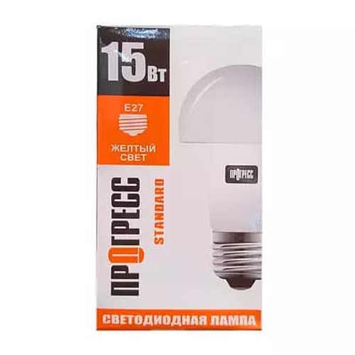 (ПРОГРЕСС 55026-15) лампа светодиодная А60 15Вт Е27 3000К LED-ШАР