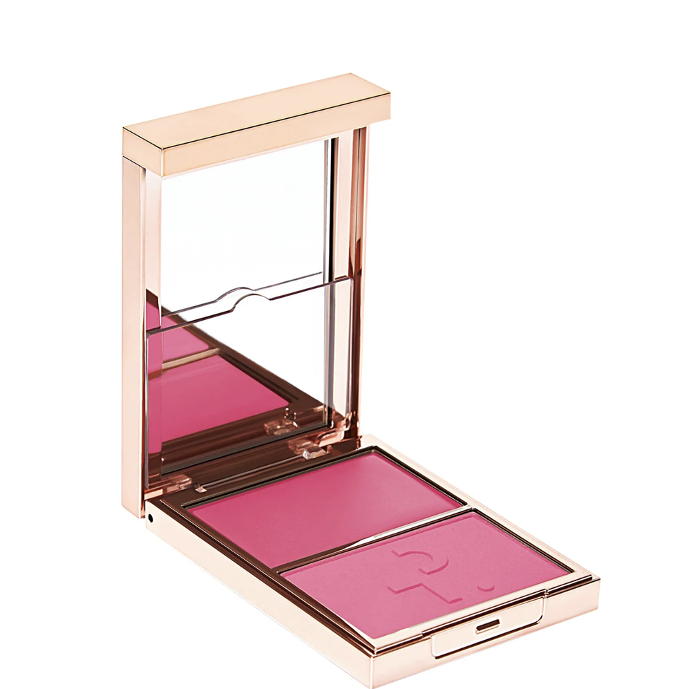 Палетка из двух кремовых и пудровых румян PATRICK TA Major Beauty Headlines Double-Take Crème & Powder Blush - She's a Doll