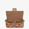 Сумка через плечо Fendi многоцветная Baguette с логотипом FF