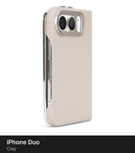 Чехол Decoded Leather Case для iPhone Duo Clay