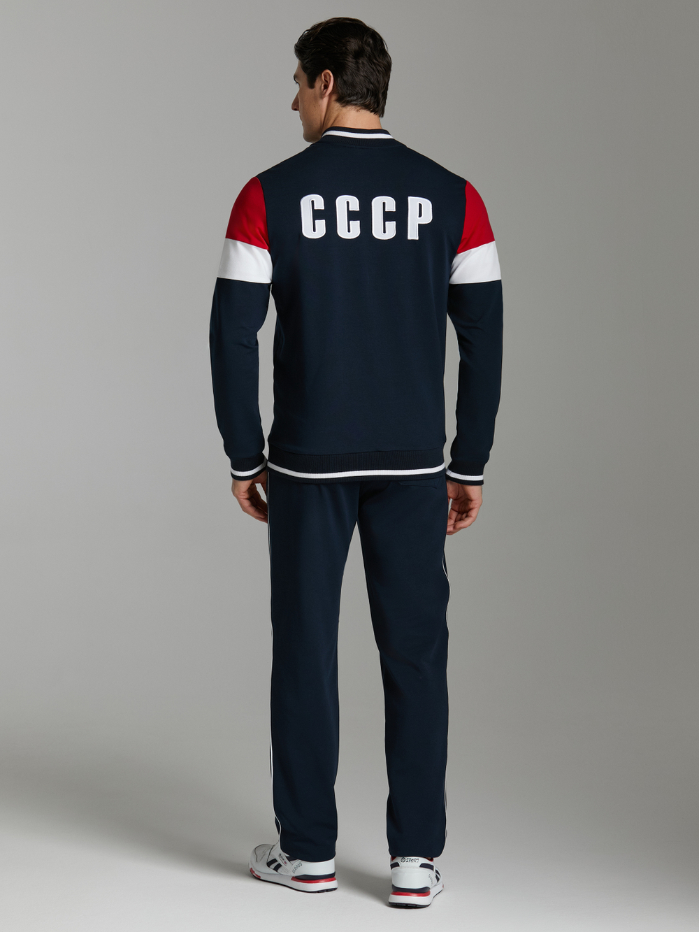 Спортивный костюм мужской СССР 11M-RT-1826 темно-синий