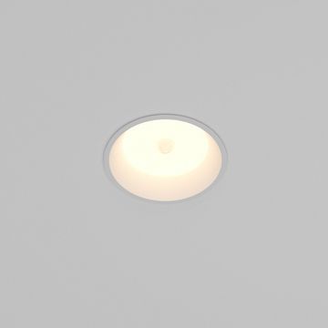 Встраиваемый светильник с датчиком движения и освещенности LED 8W 4000K DL055-8W4K-SEN-W белый Okno Maytoni