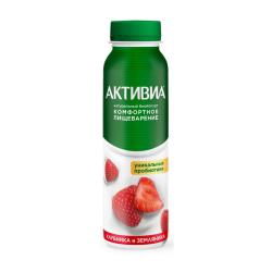 Биойогурт Активиа питьевая Клубника-земляника 670 гр