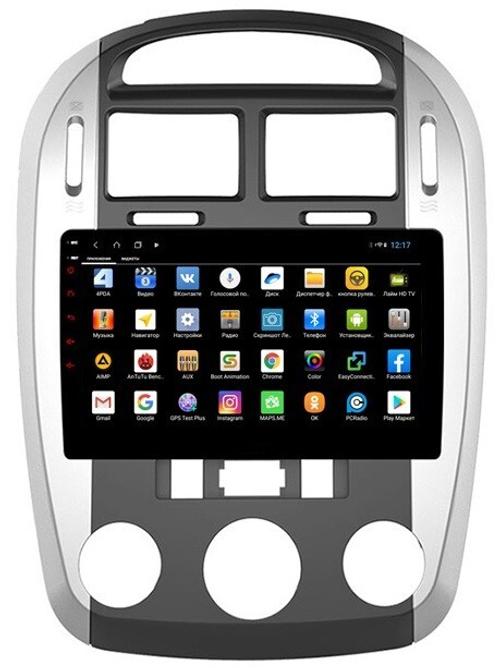 Магнитола для KIA Cerato 1 2004-2008 (кондиционер, аварийка внизу) - Parafar PF278XHD на Android 13, CarPlay, 4G SIM-слот